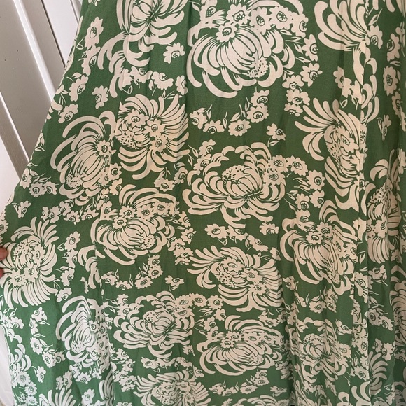 Trashy Diva green mums pinup rockabilly dress size 2 - Picture 4 of 8